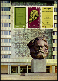 Maximumkarte DDR  Karl Marx